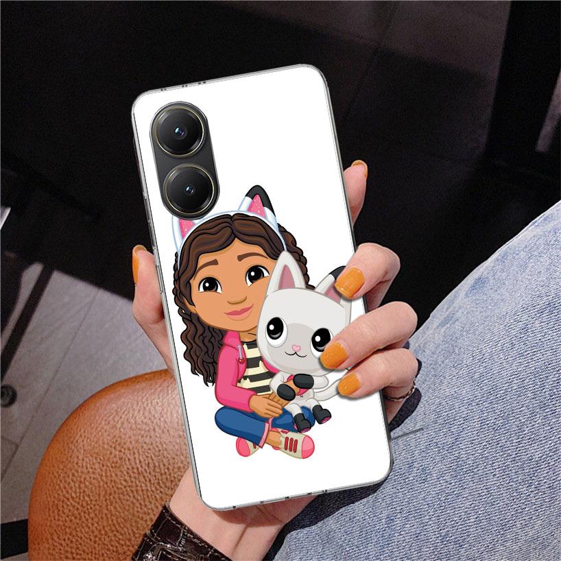 Cartoon Gabbys Dollhouse Phone Case For Xiaomi Poco X7 X6 X5 Pro F7 Ultra Redmi 15C 15 13C 13 12C 12 10 10A 10C 9 9A 9C 9T Cover