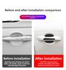Car Door Bowl Carbon Fiber Pattern Protection Door Handle Sticker Anti-scratch Handle Protection Anti-scratch Door Bowl Sticker