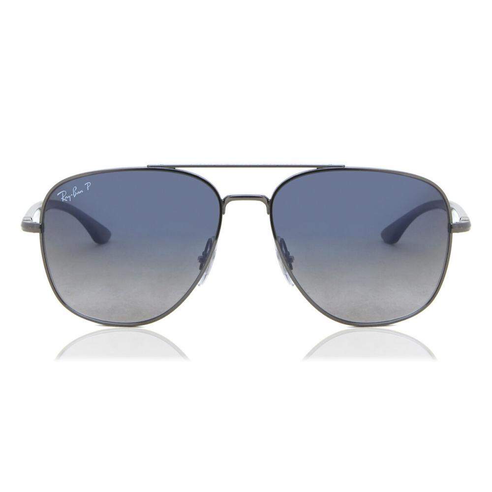 

Ray Ban Rb3683 Polarized 004 78 Unisex Sunglasses Gunmetal/56-15-135
