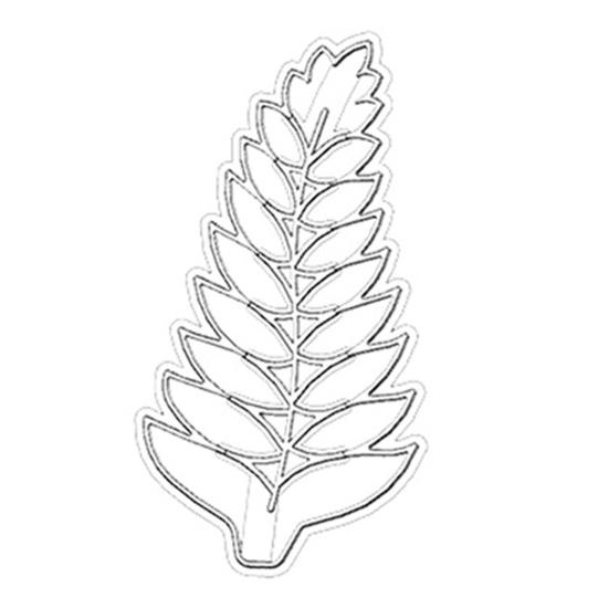 

DIY Leaves Shape Cookie Cutters Plastic Bread Baking Biscuit Molds Kitchen Accessories 4