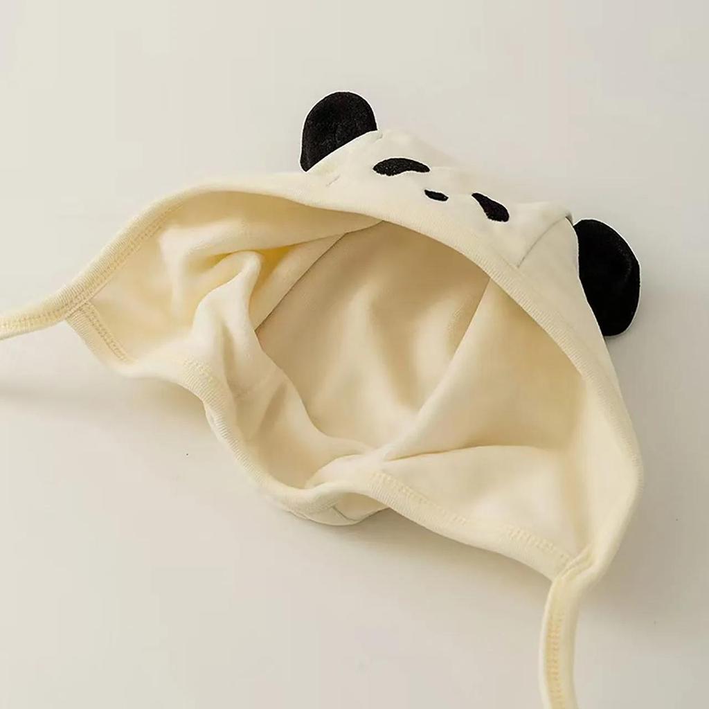 Urocza Kreskówkowa Czapka Ochronna na Uszy dla Niemowląt Wiosna Jesień Ciepła Czapka Beanie dla Chłopca Dziewczynki Outdoor Wiatroodporna Niemowlęca Czapka z Nausznikami