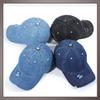 Plain Denim Distressed CP153 [One Limitation] Cap, Casual, Stylish, Men's & Women's, (Blue)