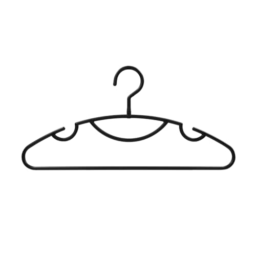 Shinko Hanger Reverse Slim Hanger Set, 5-Piece Set, Black, Made in Japan, Heavy-Duty, Anti-Slip Clothes Drying Rack for Pants, Towels, Slacks, Bath To