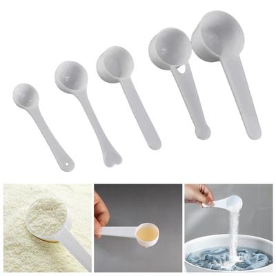 Precision Measuring Spoons Set Stackable Plastic Scoops for Coffee Pet Food Baking Spices Multi-Size Dry Ingredient Measuring Tools