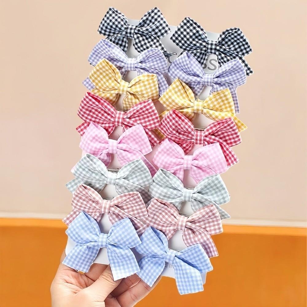 Flower Shape Girls Hair Accessories Set Bowknot Elastic Hair Ties New Hair Clips Kids Daily Wear
