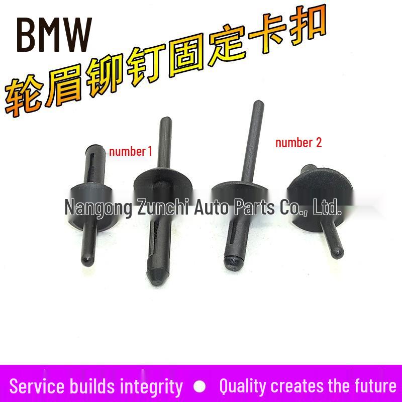 BMW Series Wheel Arch Clips & Expansion Rivets: Fit for 3, 5, X1, X3, X5, X6 Models.
