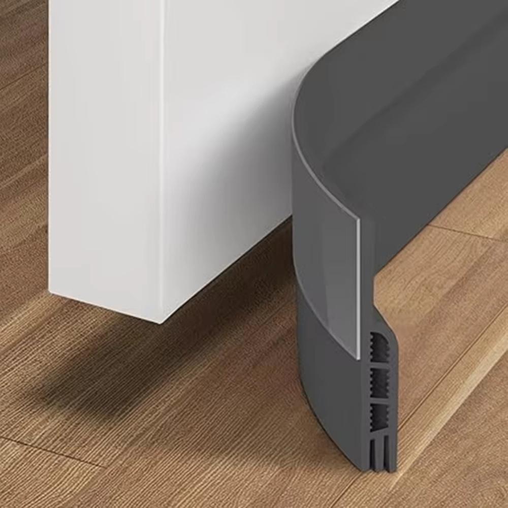 1pc 1M/39.37in Door Draft Stopper Under Door Draft Blocker Insulator Door Sweep Weather Stripping Noise Stopper Strong Adhesive