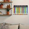 Metal Medal Display Rack With 20 Hooks Large Capacity Wall-Mounted Storage Hooks Key Hooks Tie Rack Home Office Decor Ideal Gift