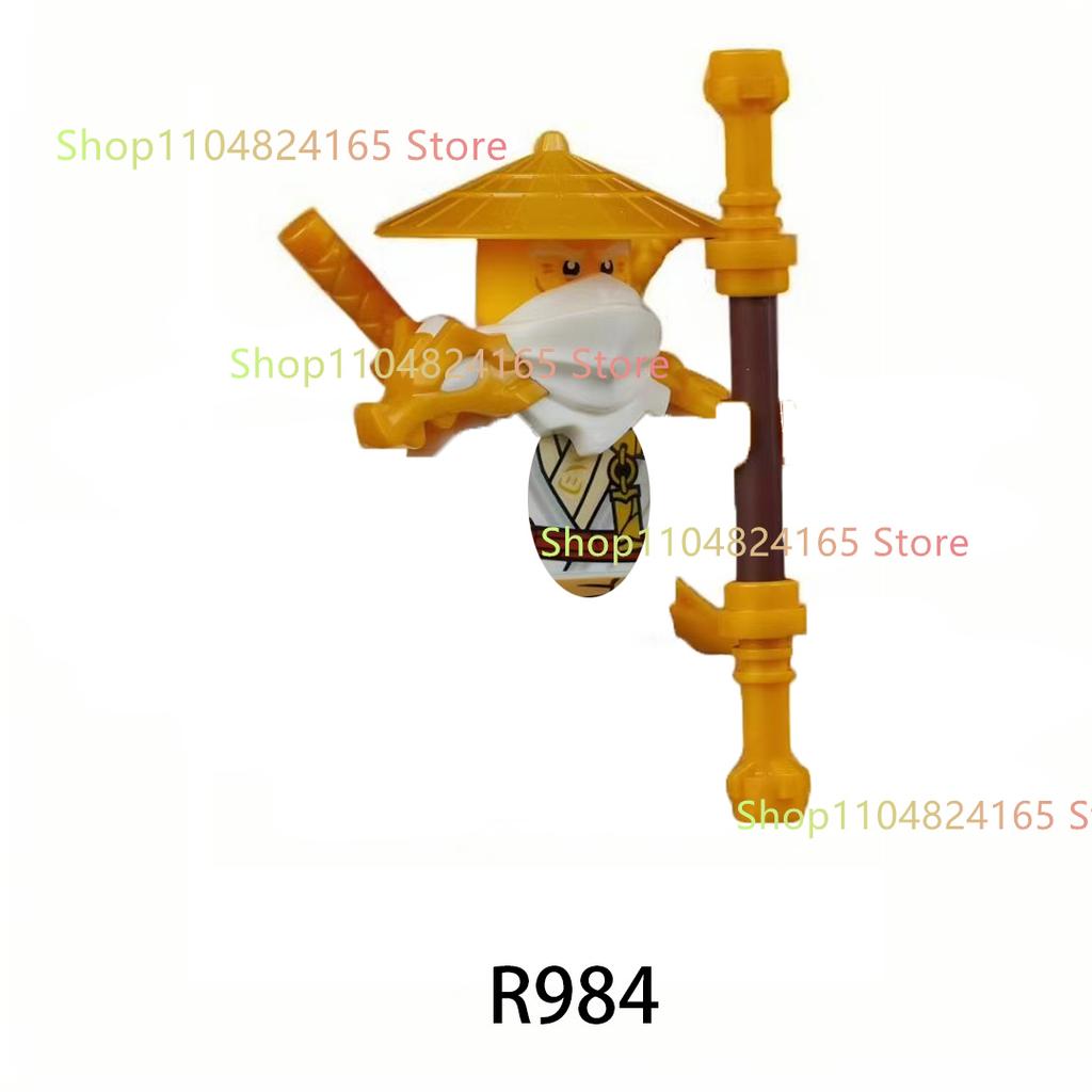 NEW Dragons Mini Anime Cartoon Toy Ninja Accessories Figures Building Blocks Birthday Gift Figurines Bricks