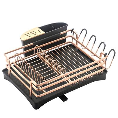 Suport pentru uscare vase din aluminiu pentru casă Apartament castron ceașcă veselă de scurgere organizator suport pentru vase