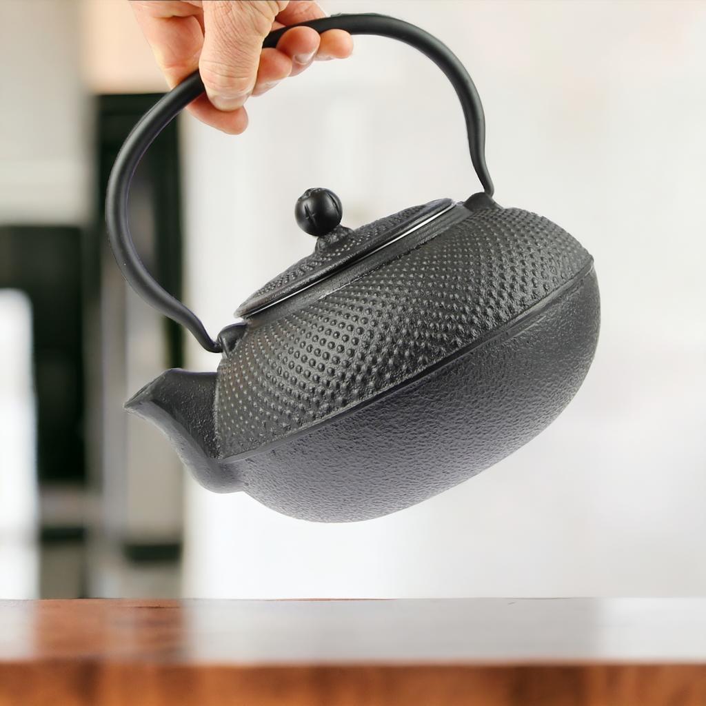 CAST IRON KETTLE 1.5L TEA INFuser with Strainer SET OF 2 CUPS