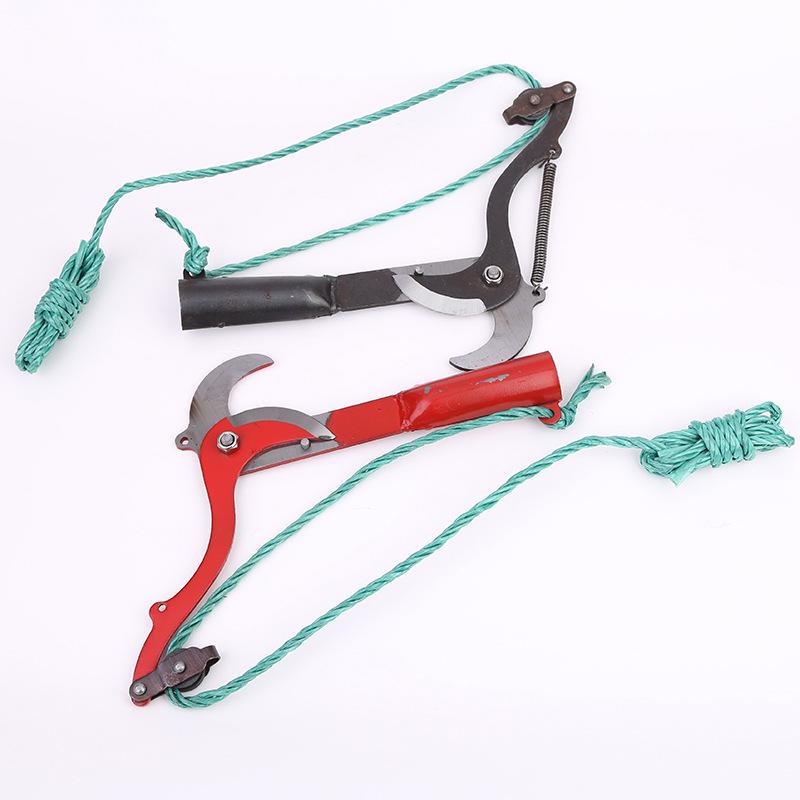 High-Altitude Curved Manganese Steel Pruner with Sturdy, Labor-Saving Pulley Design for Gardening