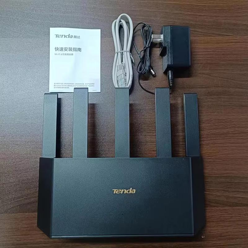 Tenda 5G WiFi6L Pro AX1500 Bezdrátový router Wi-Fi 6 Dvoupásmový Gigabitový router Navržený pro domácí uživatele 1500 Mb/s