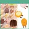 Cute Cartoon Style Plush Dessert Toys Including Tarts Macarons And Caneles For Children
