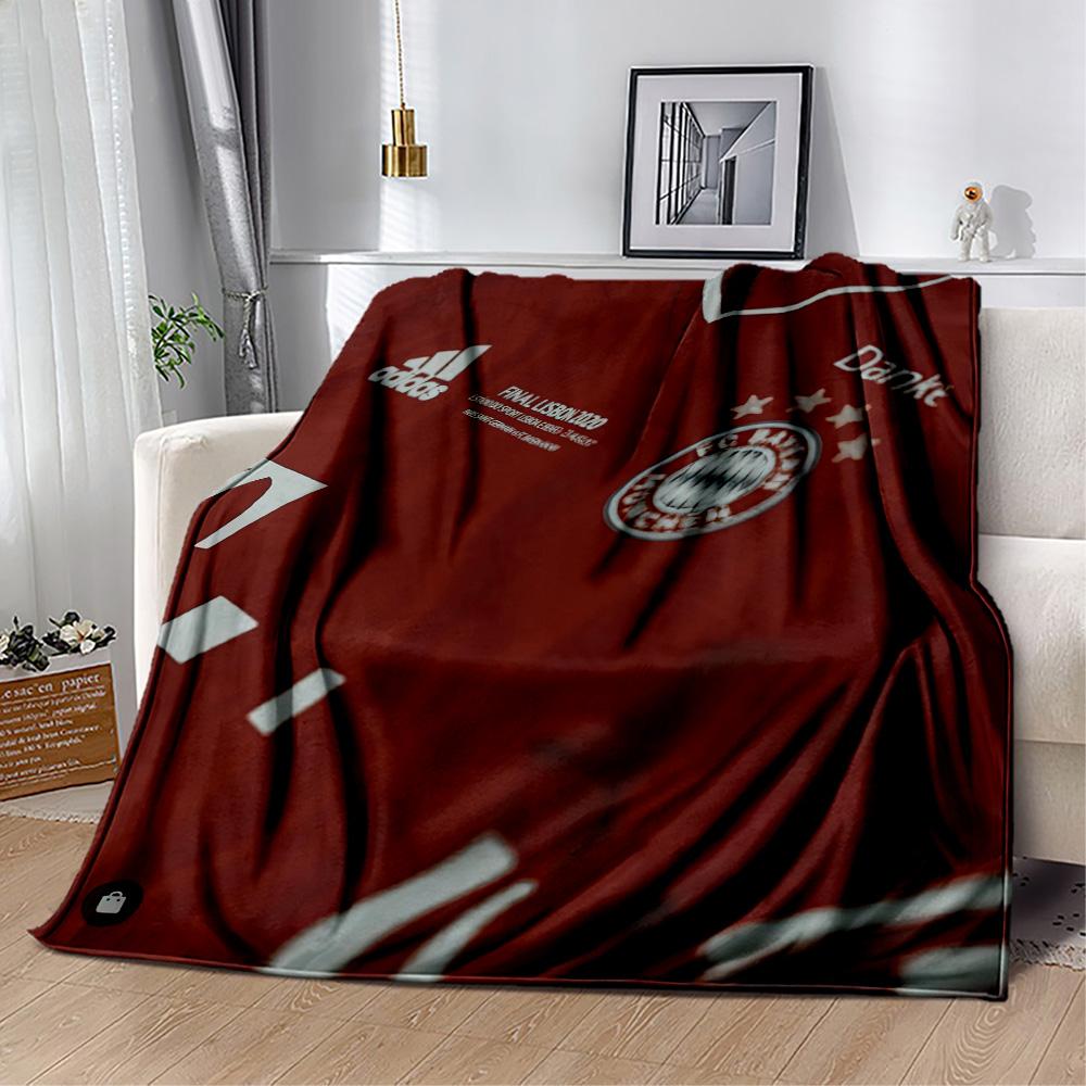 Bayern Munich Blanket Ultra-Soft Perfect for Seaside Bedding Bed All-Season Use Stylish Decor Gift for Travel Home Birthdays