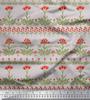 Soimoi Cotton Cambric Fabric Leaves & Floral Artistic Print Fabric by the Metre 42 Inch