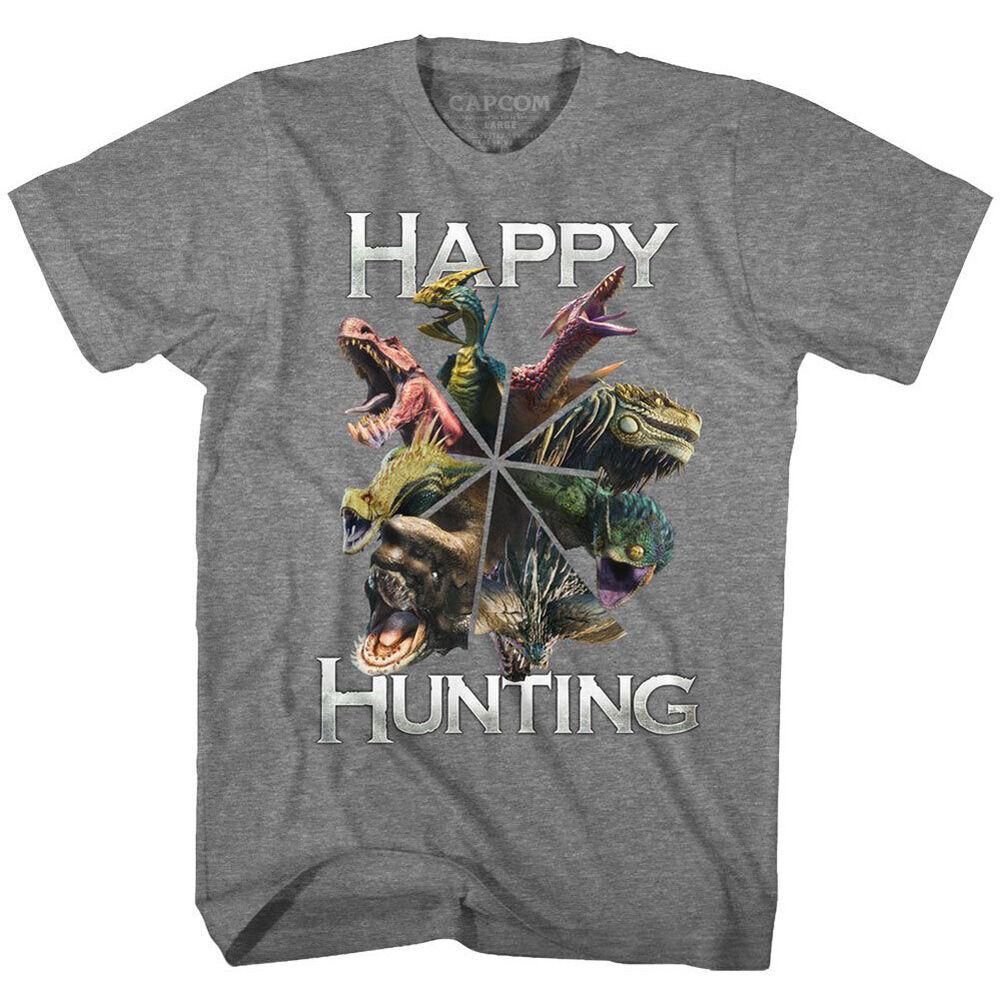 

Monster Hunter Happy Hunting Graphite Unisex T-shirt