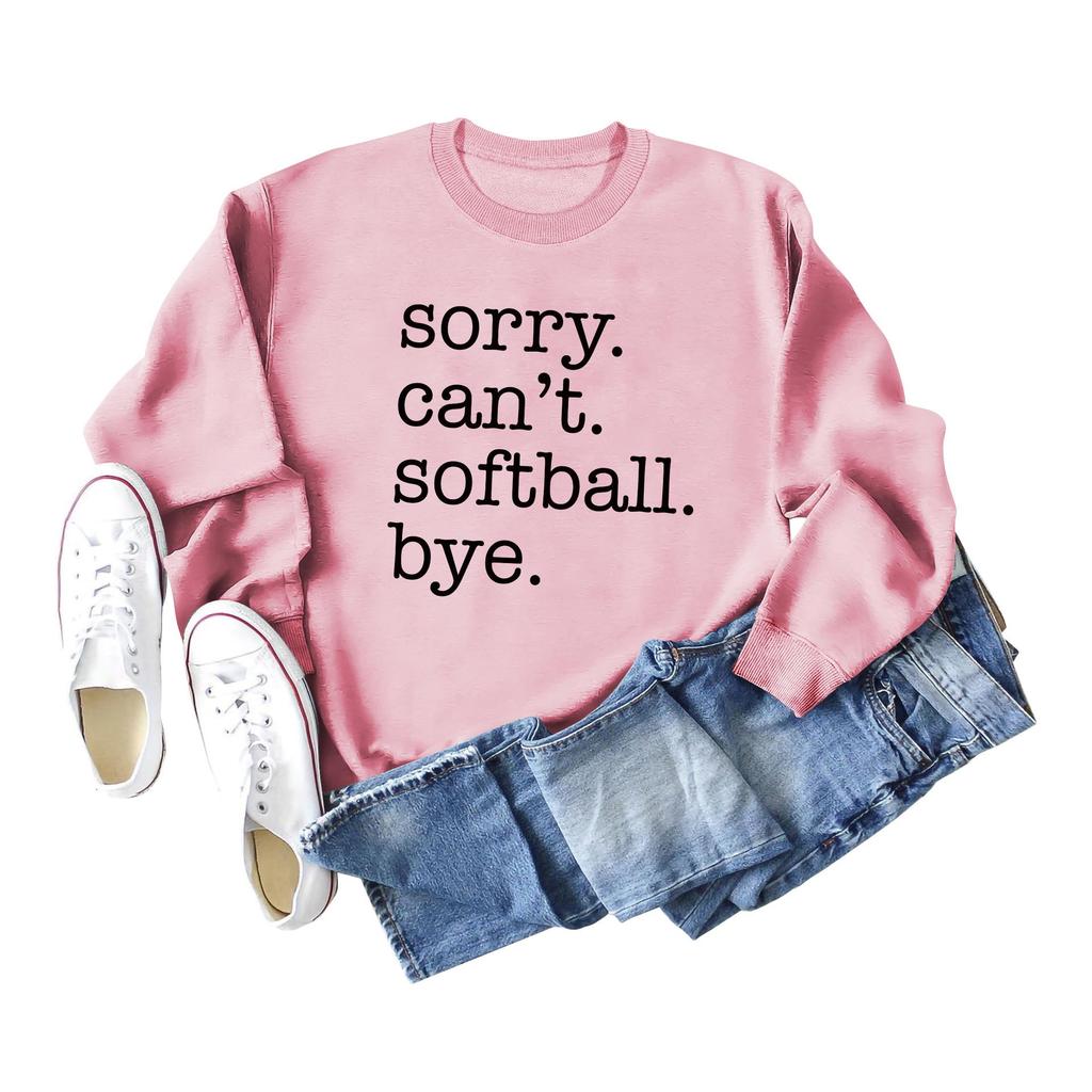 European and American Women's Oversized Long Sleeve Sweatshirt
