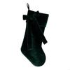 20 Inch Christmas Stocking with Large Decorative Bow Luxury Stocking for Firepitscreen Mantel, Elegant Holiday Decor