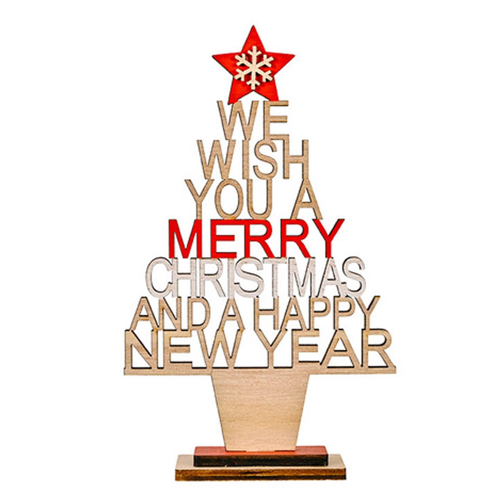 Christmas Decoration Wooden Hollow Christmas Tree Ornaments Christmas Creative Wooden Ornaments Decoration