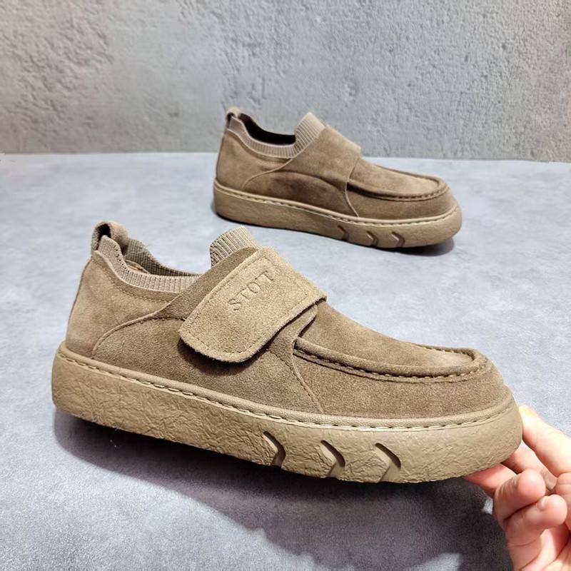 Herren Retro Birkenstock Vollfuß-Slipper Freizeit Wildlederschuhe mit bequemer weicher Sohle