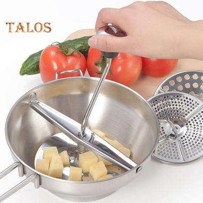 Disc de măcinat roșii Design ergonomic Măcinare de calitate alimentară, care economisește forța de muncă, moara anti-crăpare Materiale de bucătărie