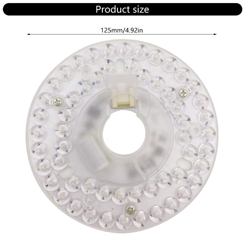 סט רפורמה למאוורר תקרה LED 18W אור מאוורר מתכוונן החלפה התקנה קלה 220V נורת חיסכון באנרגיה