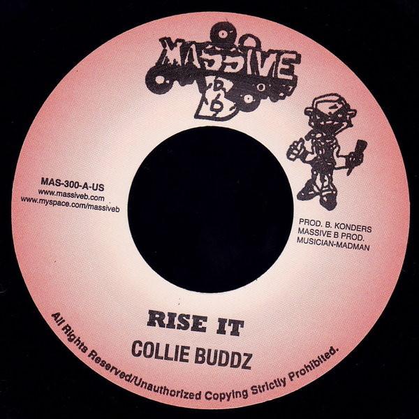 

7inch Record COLLIE BUDDZ - Rise It MAS300 Massive B 2008 US Reggae, Ska & Dub Used