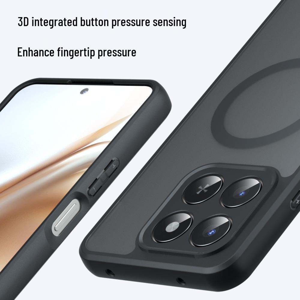 Honor X9D Smart Magnetische Mattierte Transparente Sturzsichere Hülle