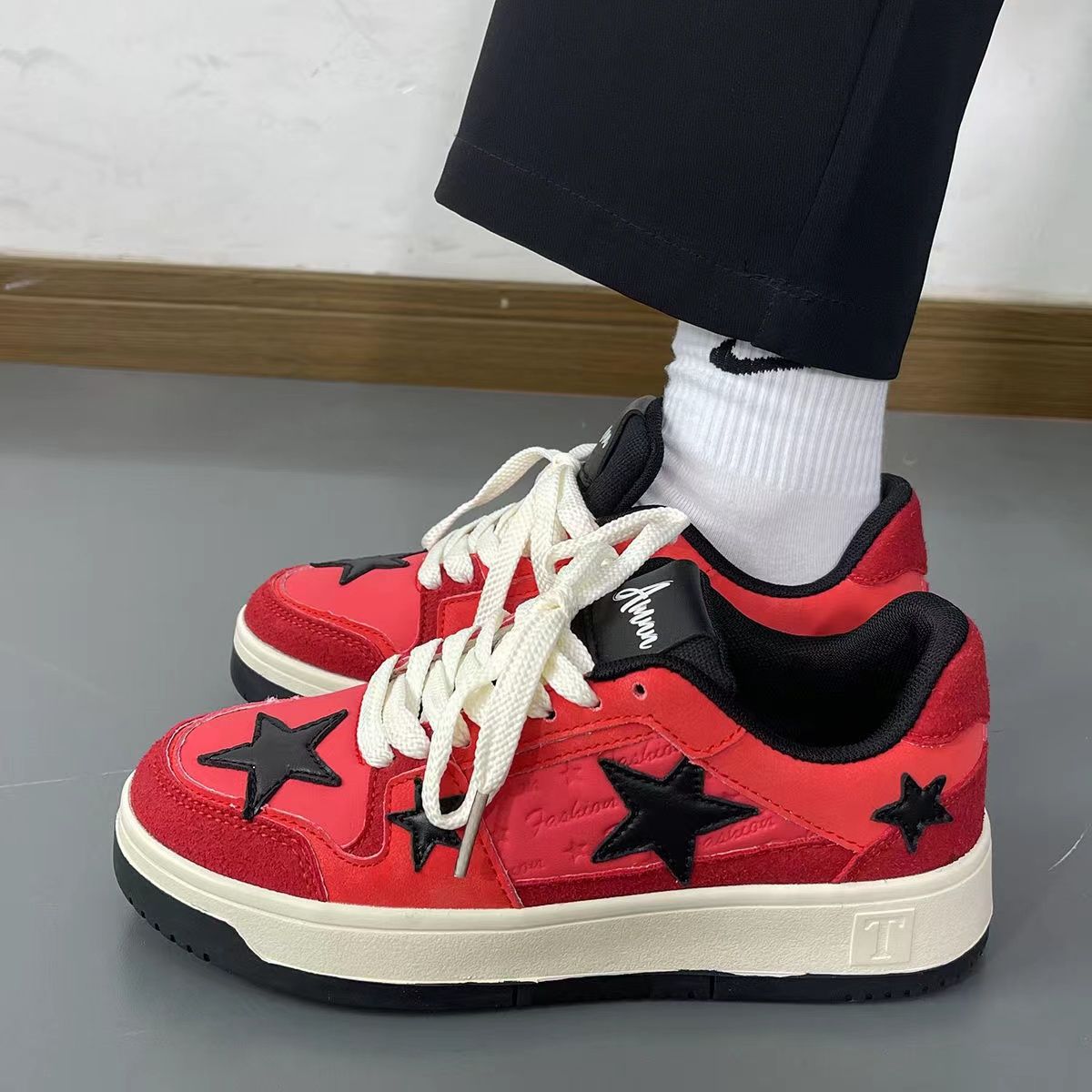 

Star board shoes retro sports shoes women s versatile niche design sense street photography couple shoes children 35