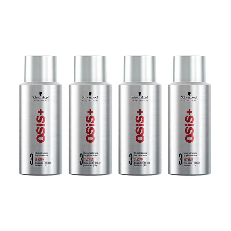 Schwarzkopf Silberkleber Nein. 3 Haarspray für voluminöses Styling / 100ml*4