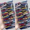 100 Pcs Girl Mixed Simple Hair Ties Hair Accessories Korean Version High Elasticity Durable Black Headband Headband Headband