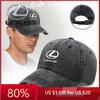 2026 Hot Interior Stickers Car Logo Baseball Cap Washed Denim Vintage Hip Hop Caps For Lexus GS IS LS500h ES260 ES300h RX350h NX JM3
