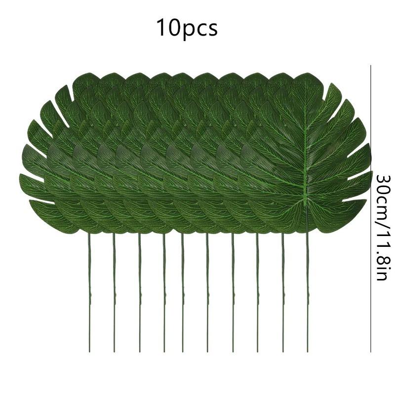Artificial Monstera Leaves Tropical Monstera Leaves Simulation Bouquet Leaf Wedding Party Decoration Home Garden Fake Leaves