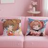 Cardcaptor Sakura Cushion Cover Comfortable Reversible Pillow Cover Ideal for Car Sofa Bedroom & Beyond