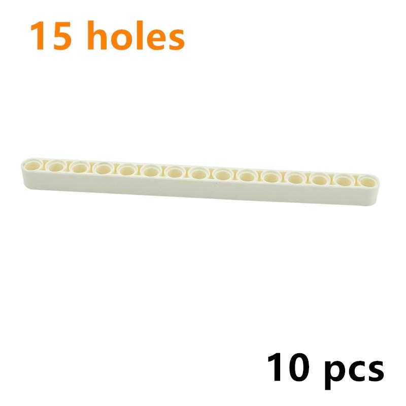 Construction 64871 1x15 Thick Hole 32278 Assembles Particles Car Robot Arm Liftarm Building Blocks DIY Technical Toys