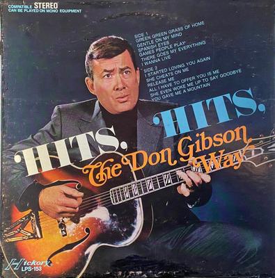 LP deska DON GIBSON - Hity, The Don Gibson Way LPS153 Hickory Records 1970 US Blues Použitá