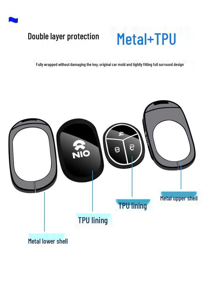 Nio ET9/ES8 2026 Key Case: High-End Car Buckle Shell