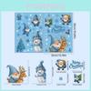 Window Holiday Stickers With Pvc Snowflakes Penguins And Santa Christmas For