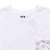 Uniqlo X Kaws Pocket Print Straight Cut Crew Neck T-Shirt Unisex Tops White UQ422024000