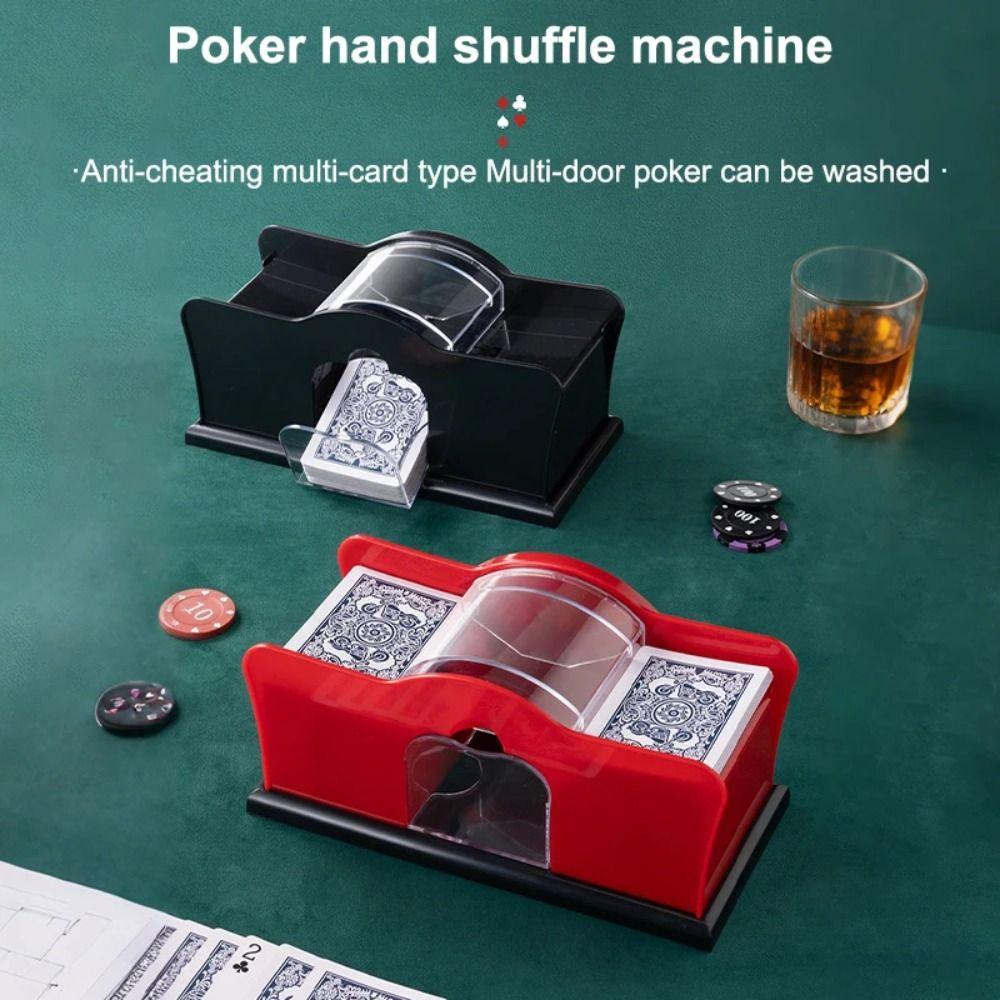 Easy-To-Use Manual Card Shuffler with Handle Card Shuffler Mixer  Poker Gatherings