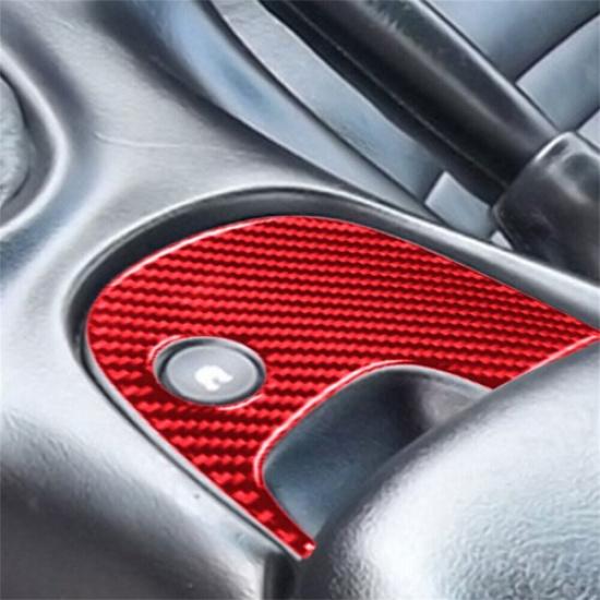 For Chevrolet Corvette C5 Carbon Fiber Console ESC Panel Control Cover Trim