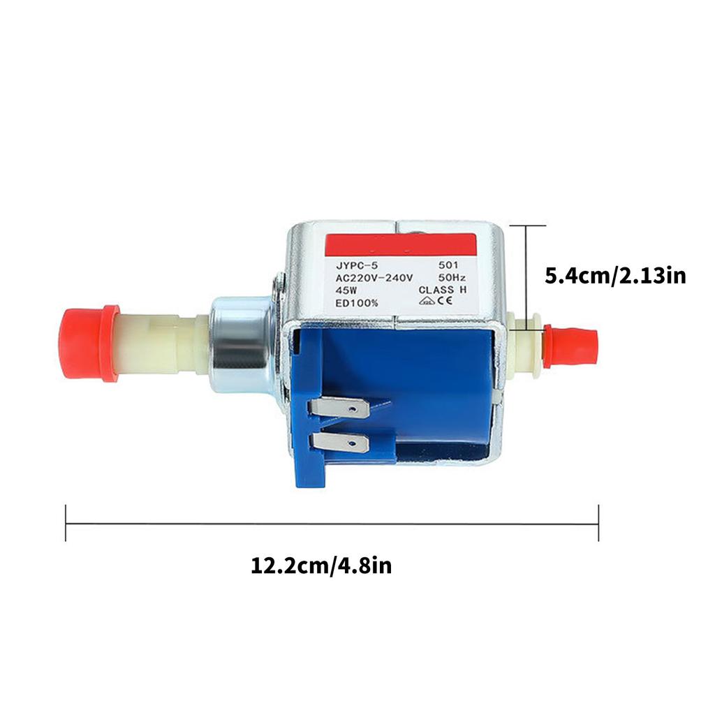 Efficient Solenoid Pump Easy Installation Water Pump Coffee Machine Part for Coffee Machine and Hot Iron Cleaning