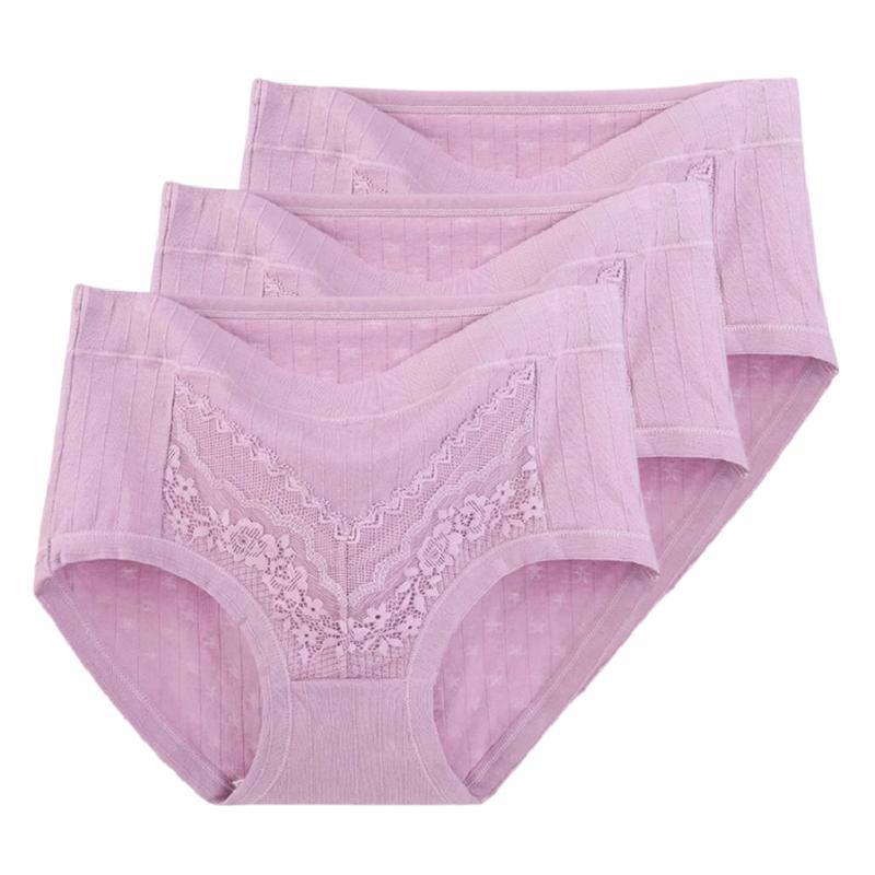 3 Stück Damen Slips XL 2XL 3XL 4XL 5XL 6XL Übergröße Höschen Hohe Taille Unterwäsche Atmungsaktive Unterhose