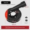 Corner Grinder Dust Protective Collection Cover Durable ABS Material Polishing Accessory Easy to Install for Metal Grinding Wood Sanding Jobs