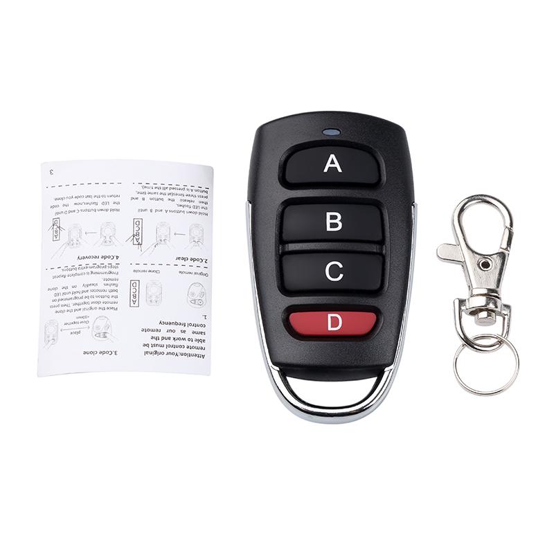 

433 МГц пульт дистанционного управления 433,92 МГц копировальный пульт дистанционного управления умный электрический контроллер для автомобильного брелока гаражных ворот клонирование клонер