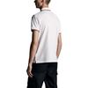 Moncler SS24 Úzký střih Tříbarevný pletený límec Krátký rukáv Polokošile Pánské Polokošile Bílá J10918A7030084556001