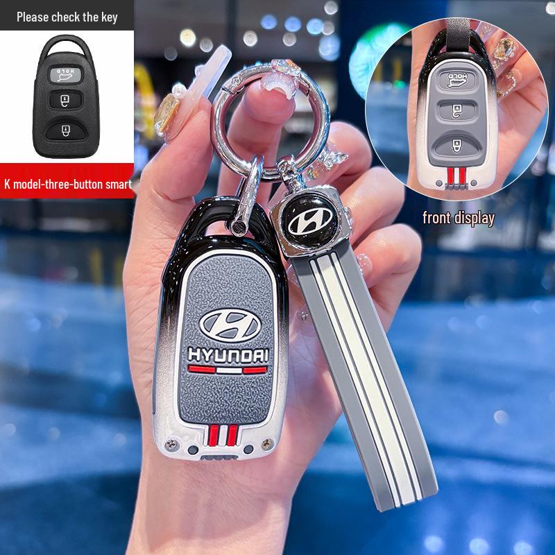Hyundai Elantra/Tucson/Sportage Metal Key Case Protective Shell