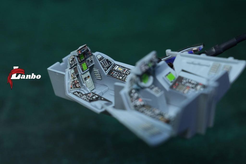 Lambo Models 1/48 F-14A Interieur 3D-Abziehbild (für Hobby Boss) Plastikmodell Abziehbild LNB48226 (Flugzeug)