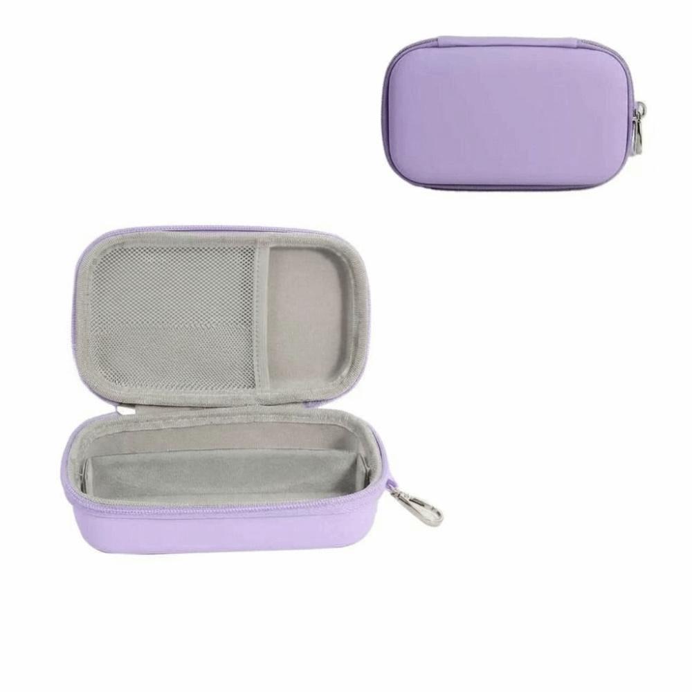 Large Capacity Sunglasses Storage Box EVA Hard Shell Eyeglass Storage Box for Women Men фиолетовый